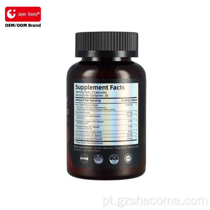 Energia orgânica Shecome Horny Goat Weed para adultos